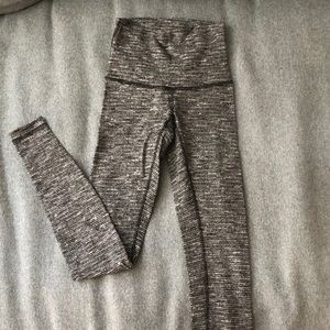 Multi grey color lulu lemon leggings. Size 4